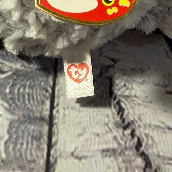 TY Beanie Boos - OWLETTE the OWL (Glitter Eyes) (Medium 9 inch) - 2017 - Retired - Picture 10 of 13